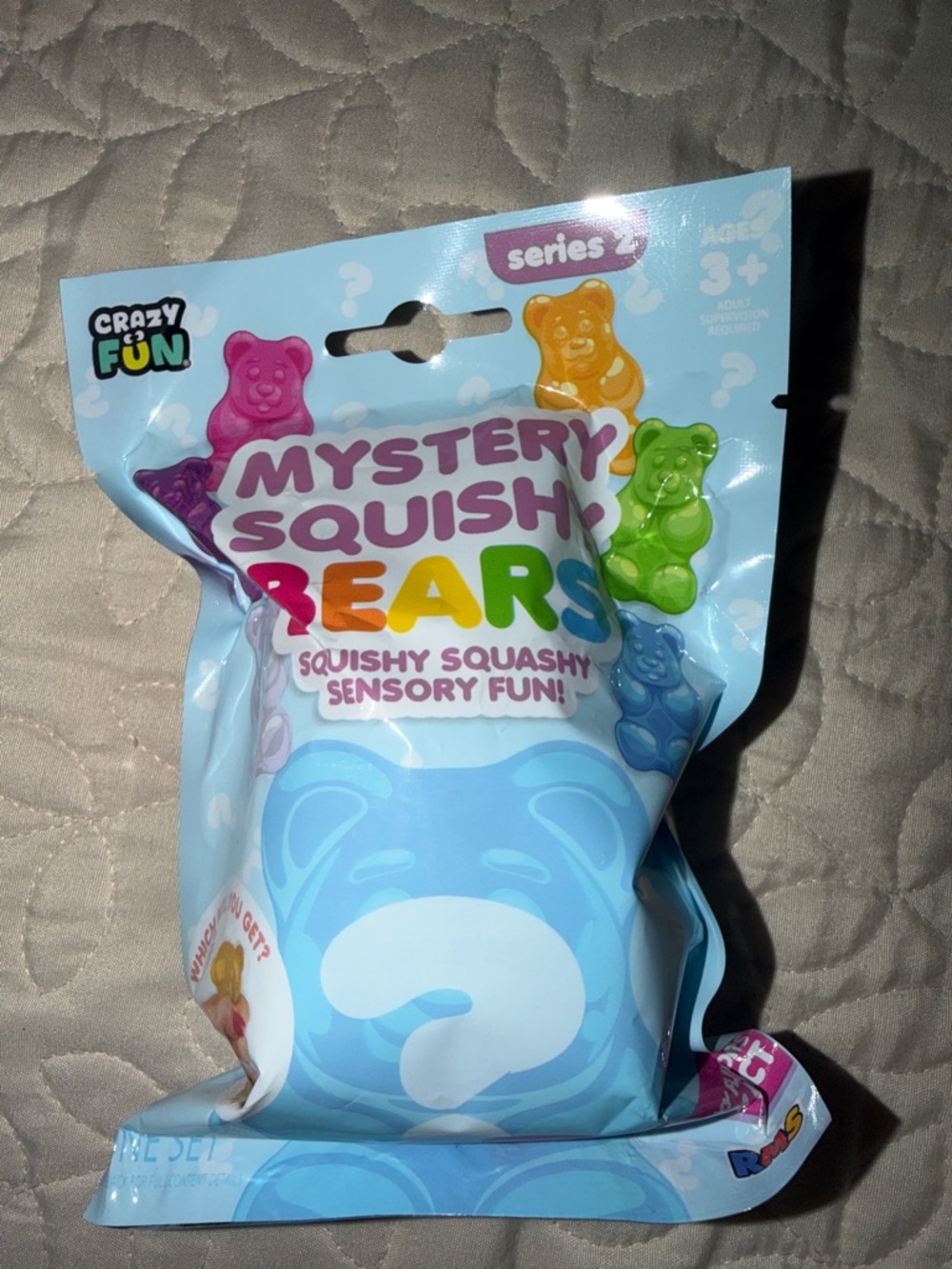 Mystery Squishy Bears - ?? Guess the color Squishy Sensory Toy